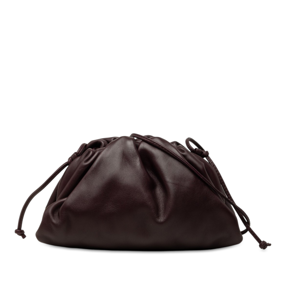 Pre-Loved Bottega Veneta Lambskin The Mini Pouch Crossbody